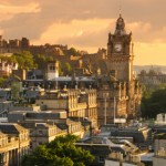 cityscape of Edinburgh