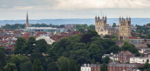 Cityscape of Exeter