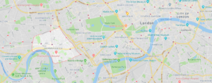 Showing Hammersmith on a Google Map