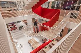 The atrium at Fora's Brick Lane space