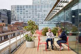 Shot of the Terrace at Fora's Spitalfields Space 
