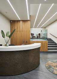 The reception area of Beaumont's High Holborn office space