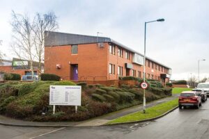 The outside of BizSpace Barnsley office building