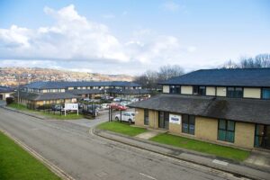 Exterior shot of the BizSpace Shipley office property