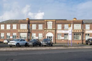 The exterior of BizSpace Tyseley office property