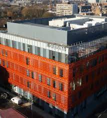 An aerial view of the Bruntwood Citylabs office building in Manchester