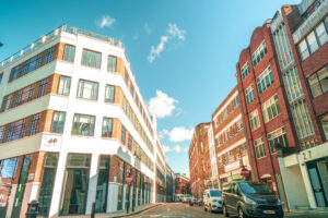 The exterior of Business Cube 2-7 Clerkenwell Green