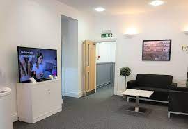 A break out space at the Citibase Bewdley office property