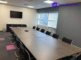 A meeting room at the Citibase Newcastle Q16 office space