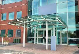 The entrance of the Citibase Worcester office property