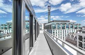 Terrace at 42 Berners Street in Fitzrovia