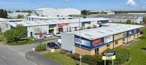 An aerial view of Flexspace Deeside