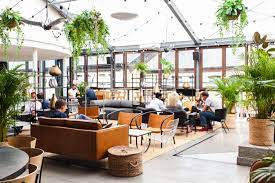Coworking space at LABS Atrium at Stables Market in Camden