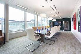 A meeting room within the Landmark Old Broad Street offices