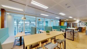 An internal shot of the Landmark space at Snow Hill in Birmingham