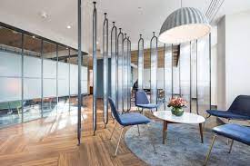 An internal shot of Landmark's offices on Cavendish Square