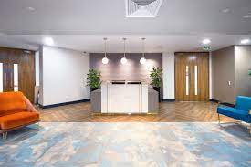 The recetion area of the Landmark serviced offices on King William Street