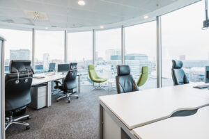 Internal shot of the Landmark offices at Chancery Place in Manchester