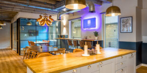 An internal shot of Landmark's serviced offices on New Street
