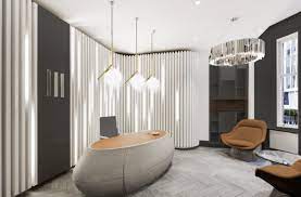The reception area of Landmark's serviced offices on Park Street in Mayfair