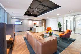 The reception area at the Landmark 6 Bevis Marks offices