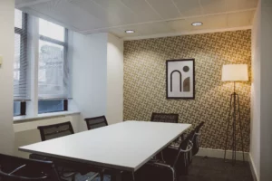 A meeting room that can be hired at 50 Jermyn Street