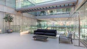 Inside the Regus Chiswick Park office building