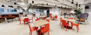 Coworking desk spaces at Serendipity Labs FiDi