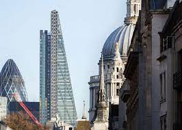 External shot of The Leadenhall building which is also known as The Cheesegrater