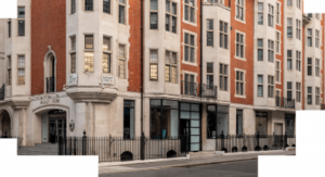 External shot of TBWC's Audley House office in Fitzrovia