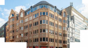 An external shot of TBWC's One Fetter Lane office property