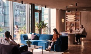 Break out space at 210 Euston Road