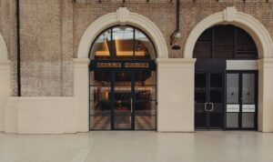 The entrance of Belle House at Victoria Station