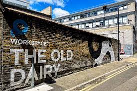 Exterior shot of The Old Dairy by Workspace