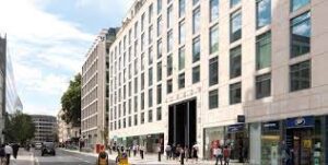 The exterior of BE Offices at 107 Cheapside, London EC2V 6DN
