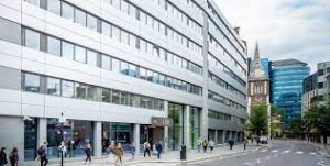 The exterior of BE Offices at 150 Minories, London EC3N 1LS