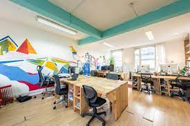 Coworking desk space for rent at Blighty Workspace, 35-37 Blackstock Road, Finsbury Park, London N4 2JF