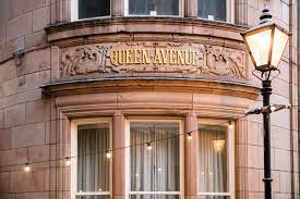The façade at Bruntwood's Queen Insurance Buildings, office property in Liverpool