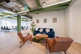 Break-out space within Canvas Offices - 6-7 St John's Lane EC1M 4BG