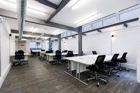 A typical office for rent at Colab Spaces, 14-16 Scawfell Street, London E2 8NG