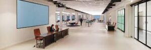 The reception area of the Convene, 155 Bishopsgate, City of London, EC2M 3TQ event space