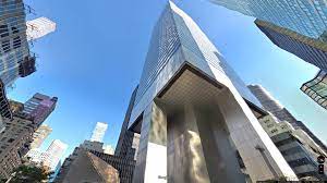 The view looking up at Convene, 601 Lexington Ave, New York, NY 10022 from the street