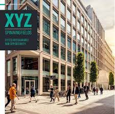 External shot of the Department flex space property at The XYZ Building in Spinningfields in Manchester