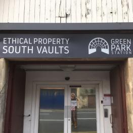 The exterior of Ethical Property at South Vaults, Green Park Station, Bath BA1 1JB