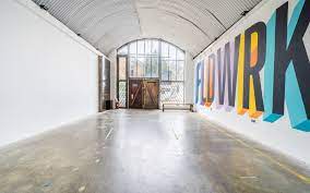 One of the event spaces that can be hired at Fieldworks, 47 Martello Street, Hackney, East London E8 3PE