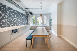 One of the kitchen areas at Frameworks Fitzrovia -  101 Great Portland Street, London, W1W 6QE