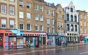 External shot of House of Creative, 229 Shoreditch High Street, London Borough of Hackney E1 6PN