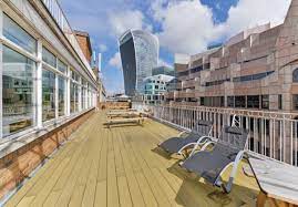 The roof terrace at LRP, 19-21 Great Tower Street, Tower Hill, City of London, EC3R 7PP