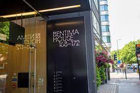 The entrance lobby of the Lucid Workspace, Bentima House, 168-172 Old Street, London EC1V 9BP office building
