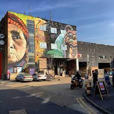 The muraled exterior of Mainyard Studios HACKNEY WICK - 80 Wallis Road & 90-94 Wallis Road, E9 5LN